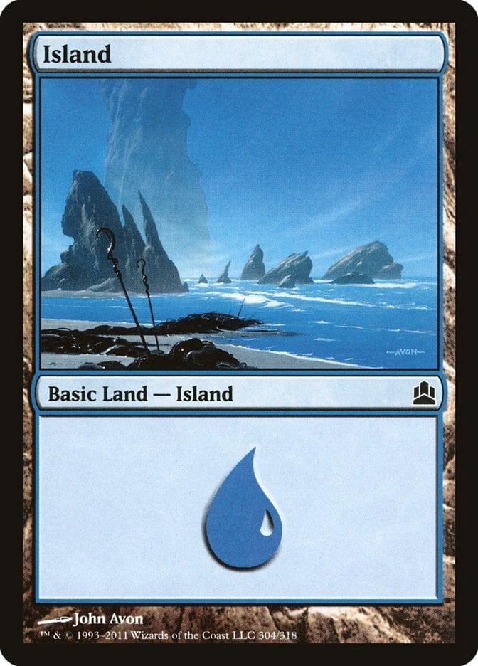 Magic: The Gathering MTG Single Island (304) [Commander 2011]