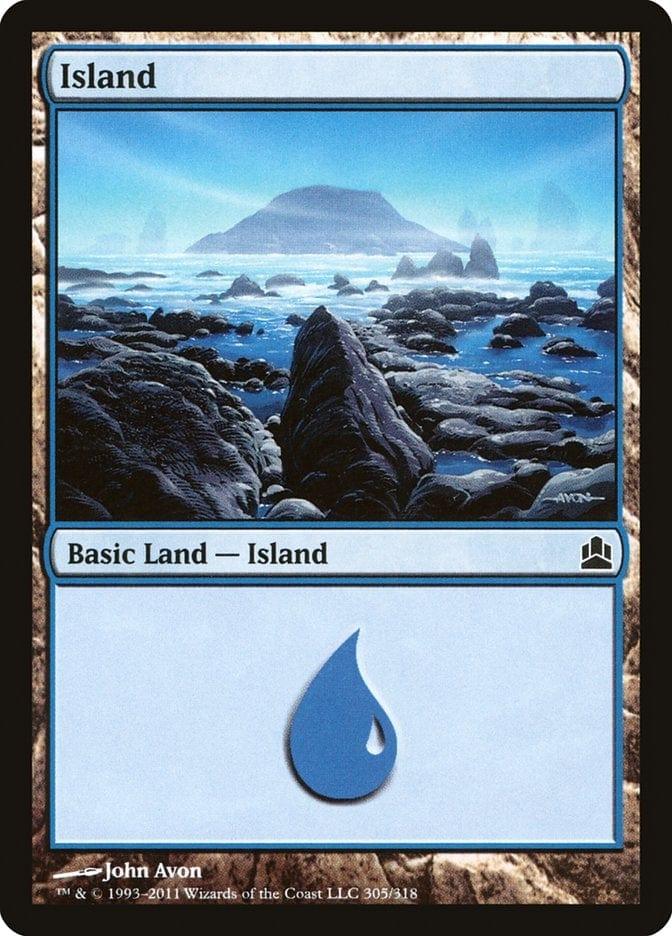 Magic: The Gathering MTG Single Island (305) [Commander 2011]