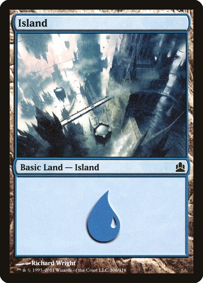 Magic: The Gathering MTG Single Island (306) [Commander 2011]