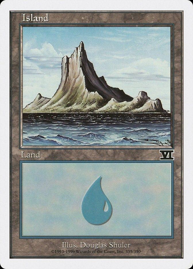 Magic: The Gathering MTG Single Island (335) [Classic Sixth Edition]