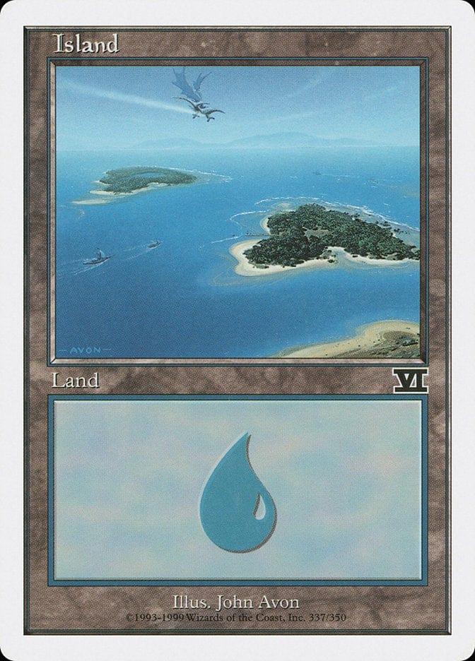Magic: The Gathering MTG Single Island (337) [Classic Sixth Edition]