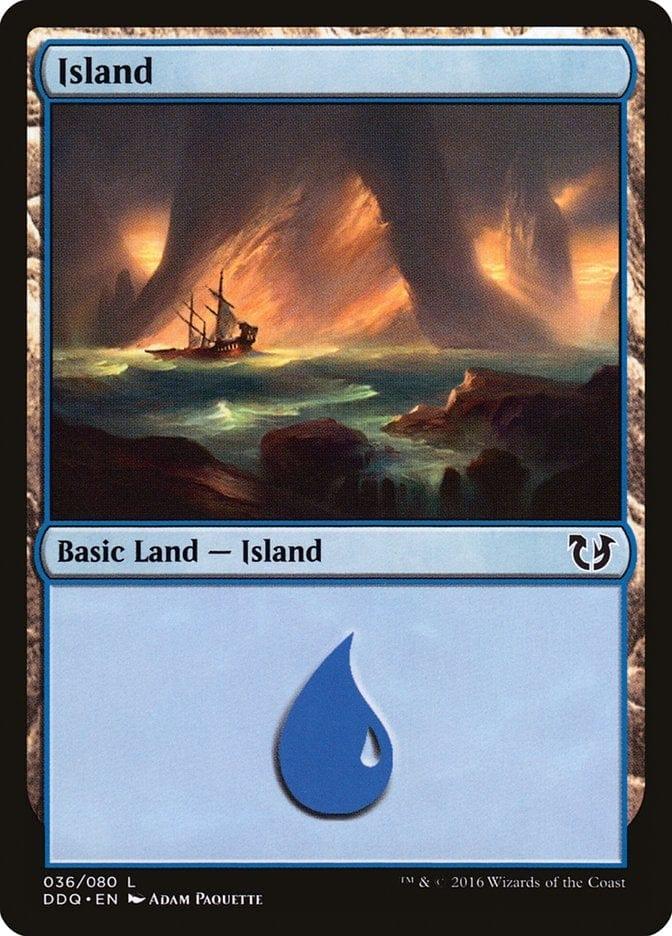 Magic: The Gathering MTG Single Island (36) [Duel Decks: Blessed vs. Cursed]