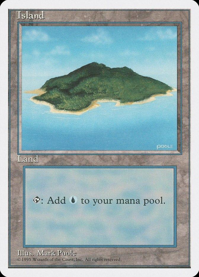 Magic: The Gathering MTG Single Island (368) [Fourth Edition]