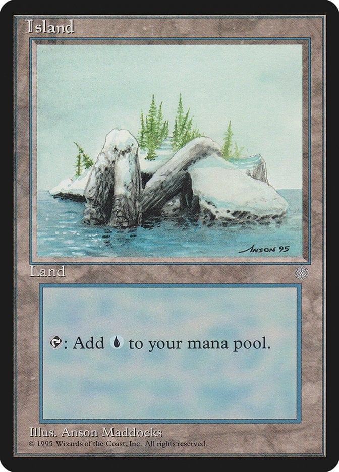Magic: The Gathering MTG Single Island (370) [Ice Age]