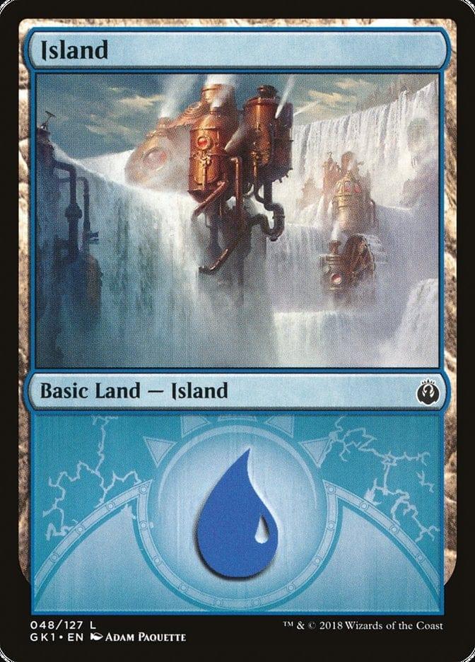 Magic: The Gathering MTG Single Island (48) [Guilds of Ravnica Guild Kit]