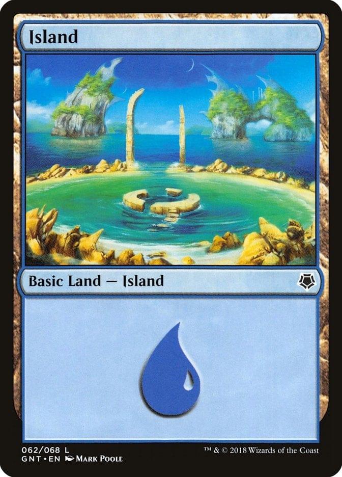 Magic: The Gathering MTG Single Island (62) [Game Night]