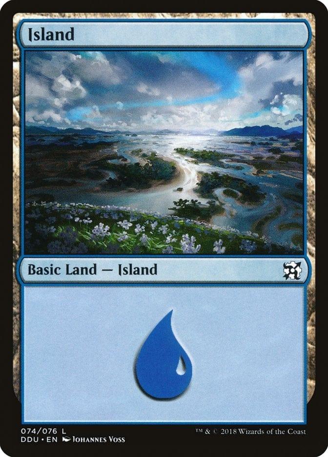 Magic: The Gathering MTG Single Island (74) [Duel Decks: Elves vs. Inventors]