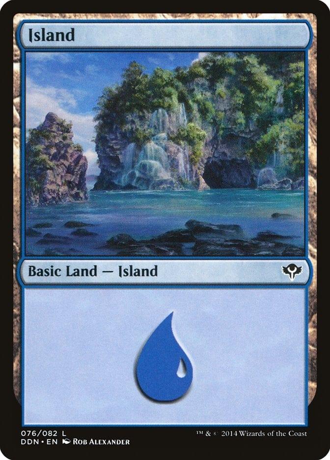 Magic: The Gathering MTG Single Island (76) [Duel Decks: Speed vs. Cunning]