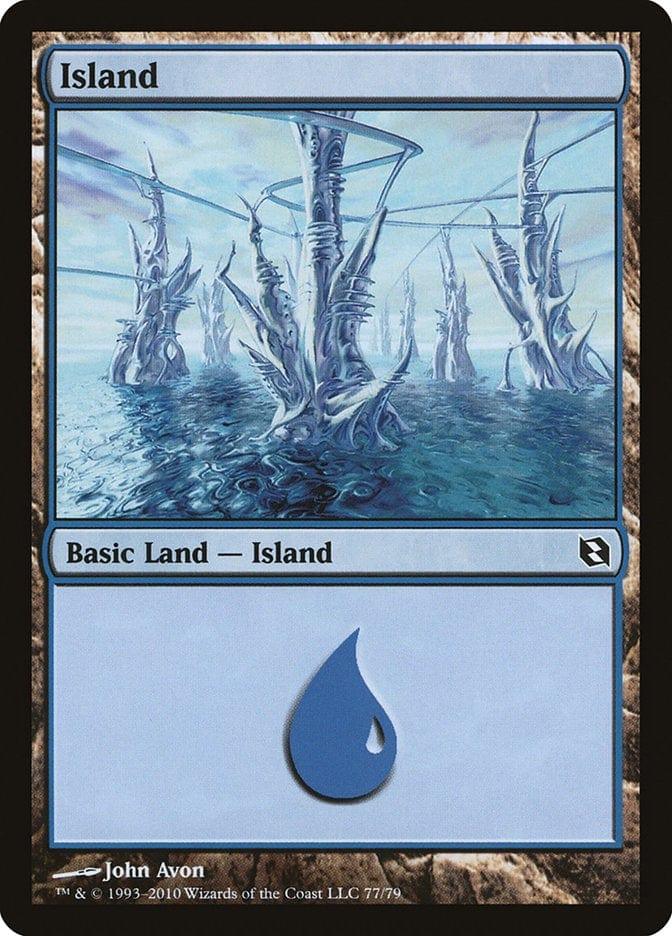 Magic: The Gathering MTG Single Island (77) [Duel Decks: Elspeth vs. Tezzeret]