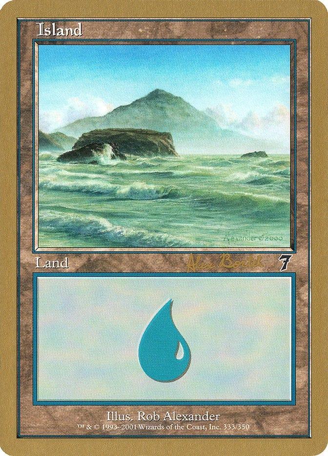 Magic: The Gathering MTG Single Island (ab333) [World Championship Decks 2001]