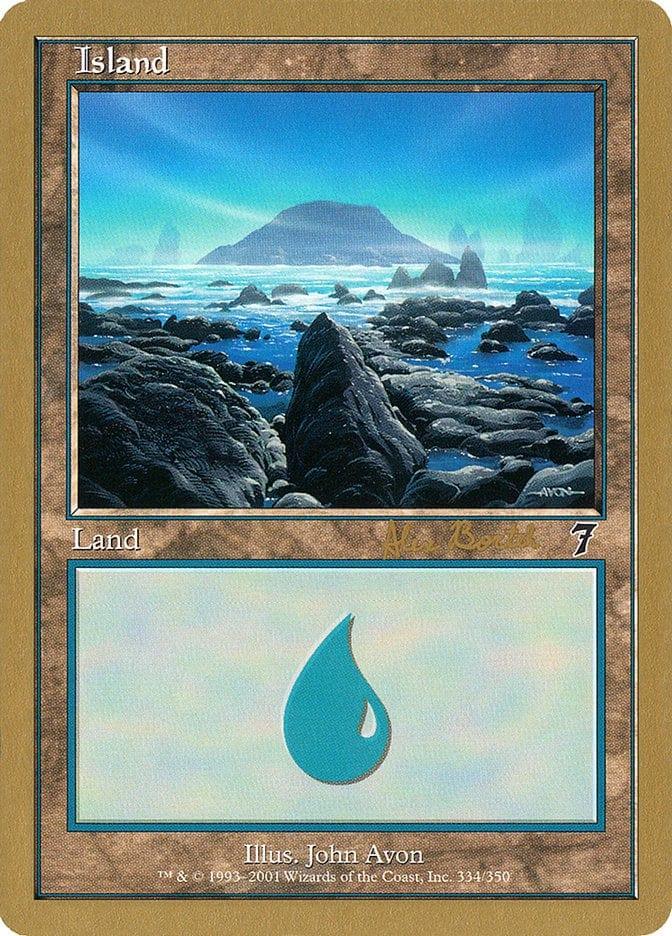 Magic: The Gathering MTG Single Island (ab334) [World Championship Decks 2001]