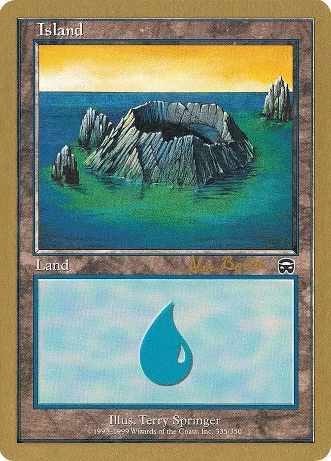 Magic: The Gathering MTG Single Island (ab335) (Alex Borteh) [World Championship Decks 2001]