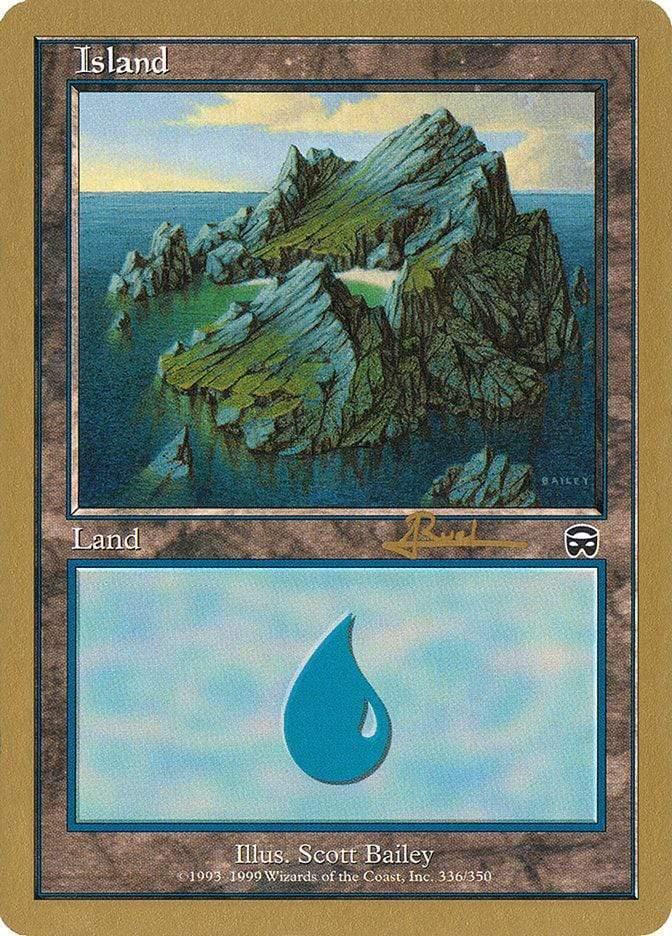 Magic: The Gathering MTG Single Island (ar336a) [World Championship Decks 2001]