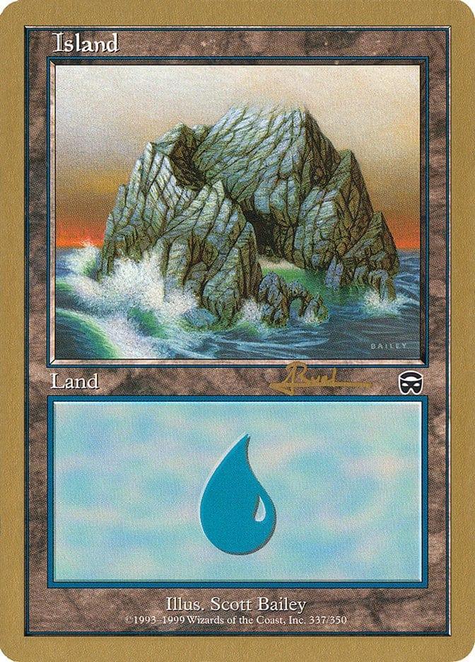 Magic: The Gathering MTG Single Island (ar337) [World Championship Decks 2001]