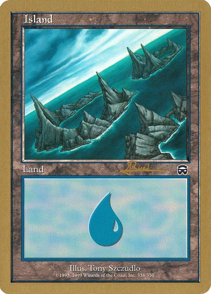 Magic: The Gathering MTG Single Island (ar338) [World Championship Decks 2001]