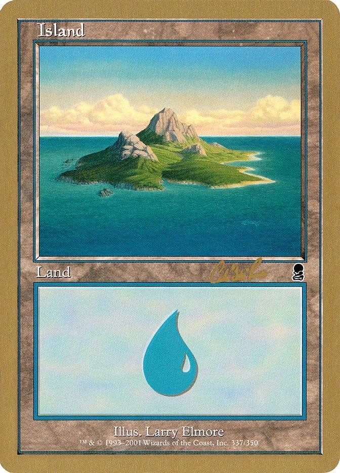 Magic: The Gathering MTG Single Island (cr337a) [World Championship Decks 2002]