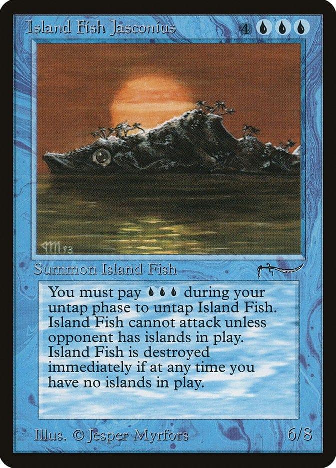 Magic: The Gathering MTG Single Island Fish Jasconius [Arabian Nights]