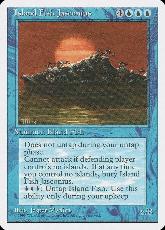 Magic: The Gathering MTG Single Island Fish Jasconius [Fourth Edition]