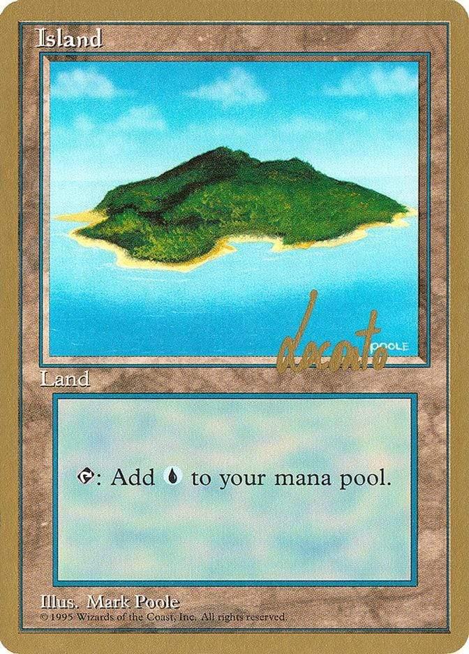 Magic: The Gathering MTG Single Island (ml367) (Michael Loconto) [Pro Tour Collector Set]