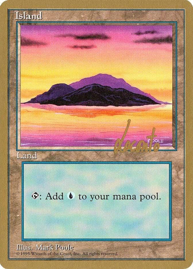 Magic: The Gathering MTG Single Island (ml368) (Michael Loconto) [Pro Tour Collector Set]