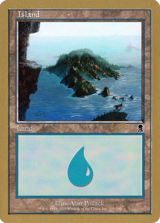 Magic: The Gathering MTG Single Island (rl335) [World Championship Decks 2002]
