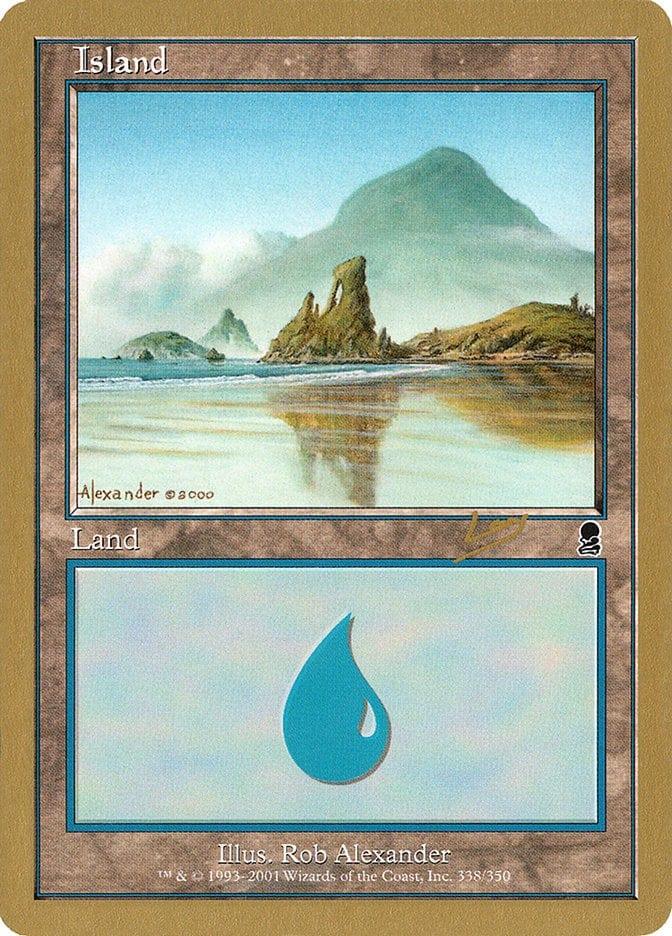 Magic: The Gathering MTG Single Island (rl338) [World Championship Decks 2002]