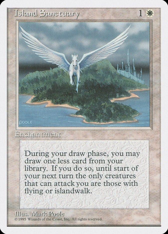 Magic: The Gathering MTG Single Island Sanctuary [Fourth Edition]