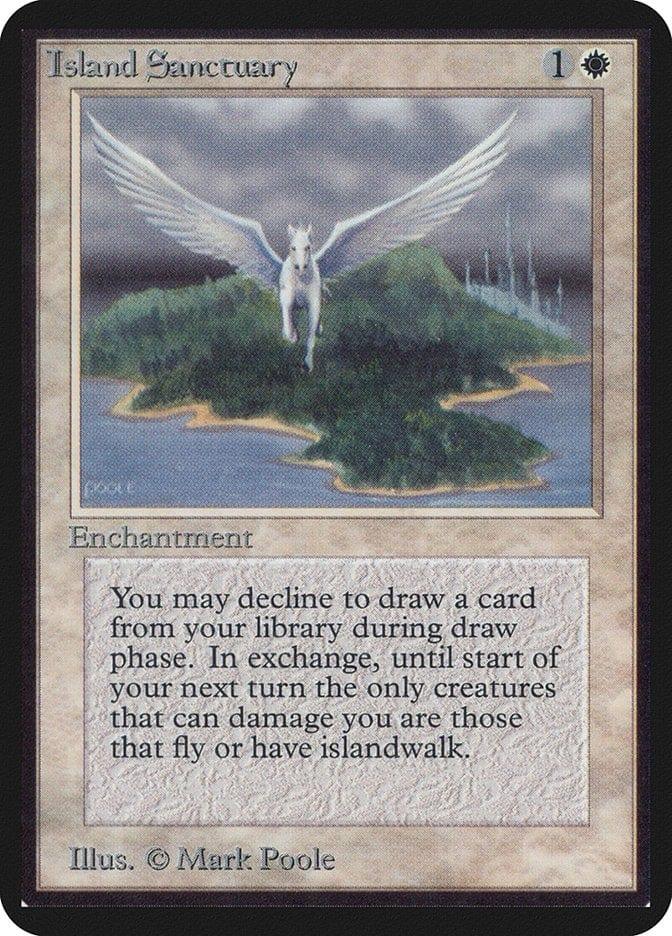 Magic: The Gathering MTG Single Island Sanctuary [Limited Edition Alpha]