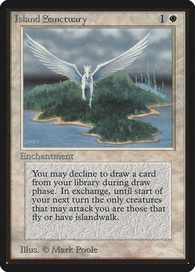 Magic: The Gathering MTG Single Island Sanctuary [Limited Edition Beta]