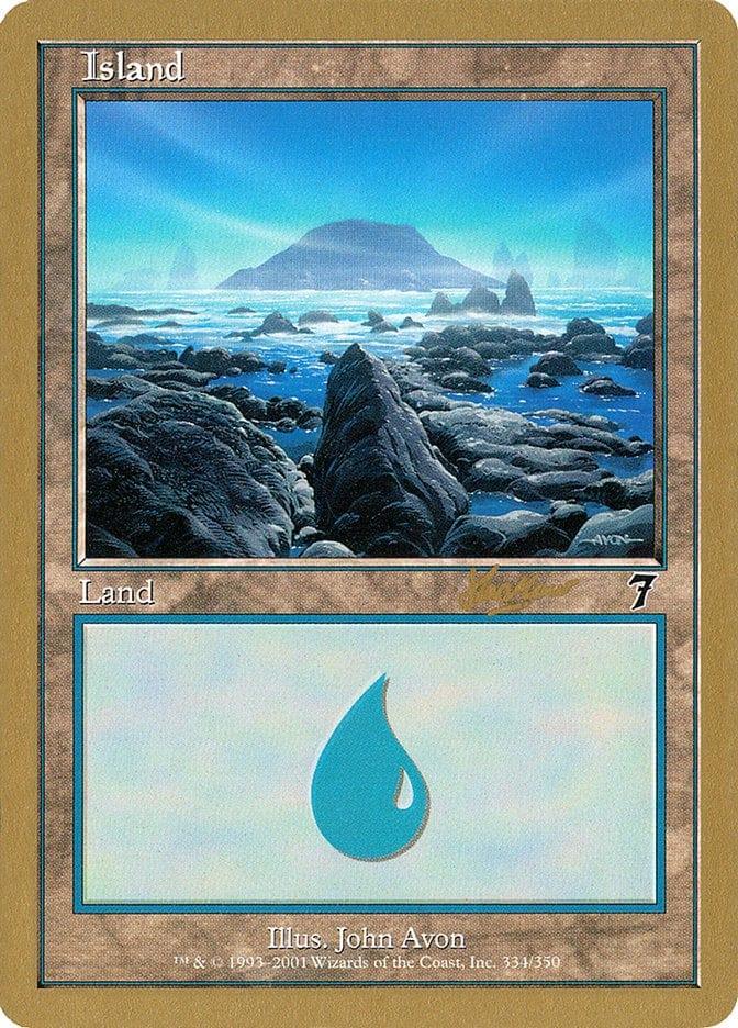 Magic: The Gathering MTG Single Island (shh334) [World Championship Decks 2002]