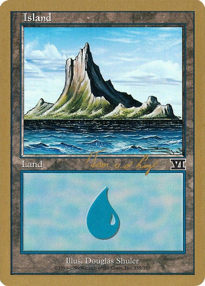 Magic: The Gathering MTG Single Island (tvdl335) [World Championship Decks 2000]