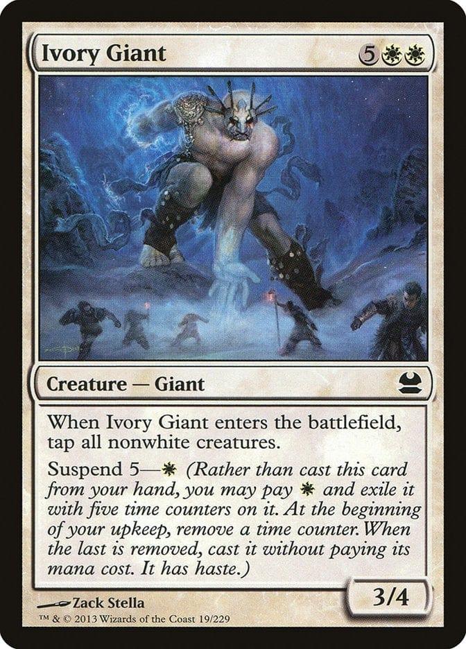 Magic: The Gathering MTG Single Ivory Giant [Modern Masters]