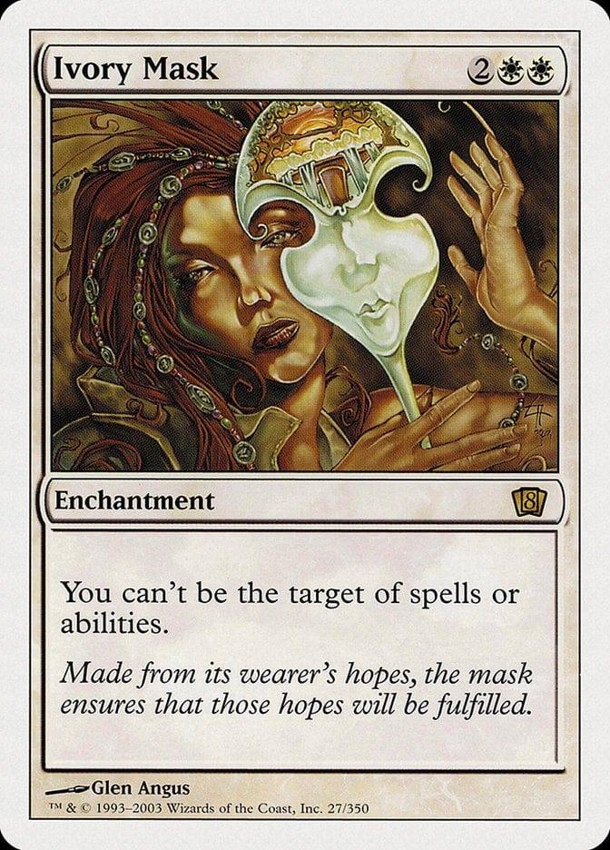 Magic: The Gathering MTG Single Ivory Mask [Eighth Edition]