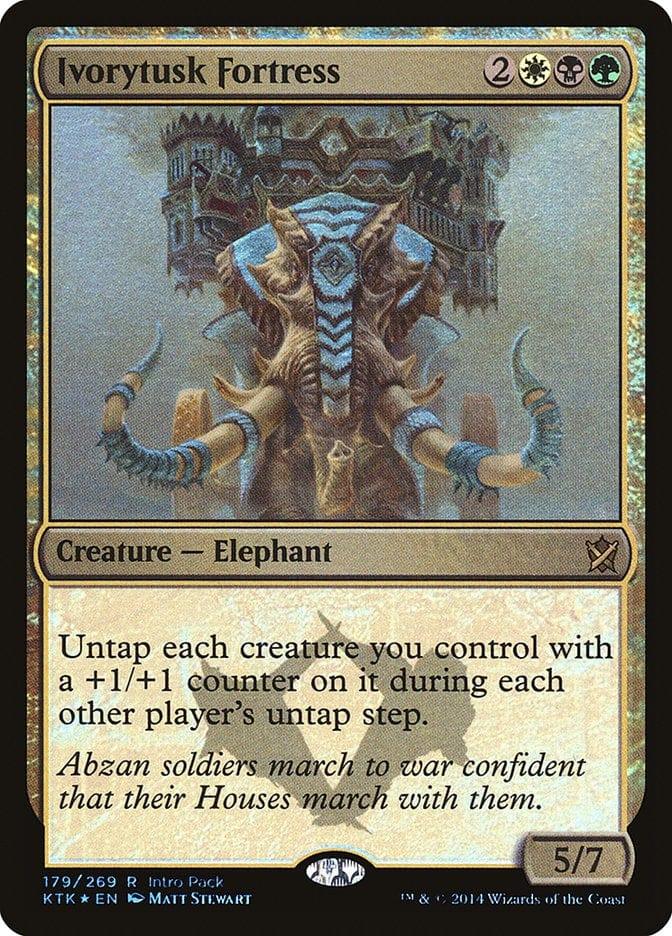 Magic: The Gathering MTG Single Ivorytusk Fortress (Intro Pack) [Khans of Tarkir Promos]