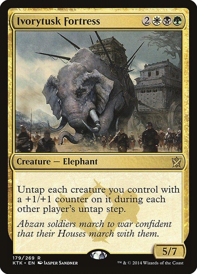 Magic: The Gathering MTG Single Ivorytusk Fortress [Khans of Tarkir]