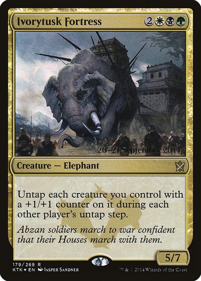 Magic: The Gathering MTG Single Ivorytusk Fortress  [Khans of Tarkir Prerelease Promos]
