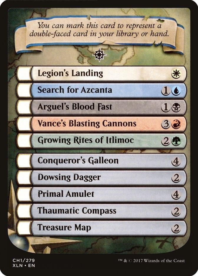 Magic: The Gathering MTG Single Ixalan Checklist [Ixalan Tokens]