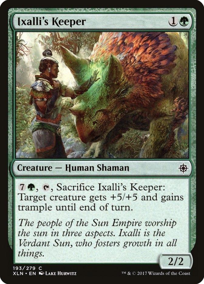 Magic: The Gathering MTG Single Ixalli's Keeper [Ixalan]