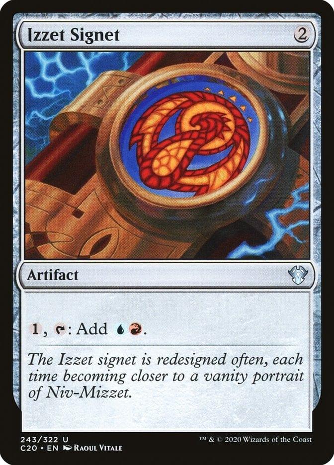 Magic: The Gathering MTG Single Izzet Signet [Commander 2020]