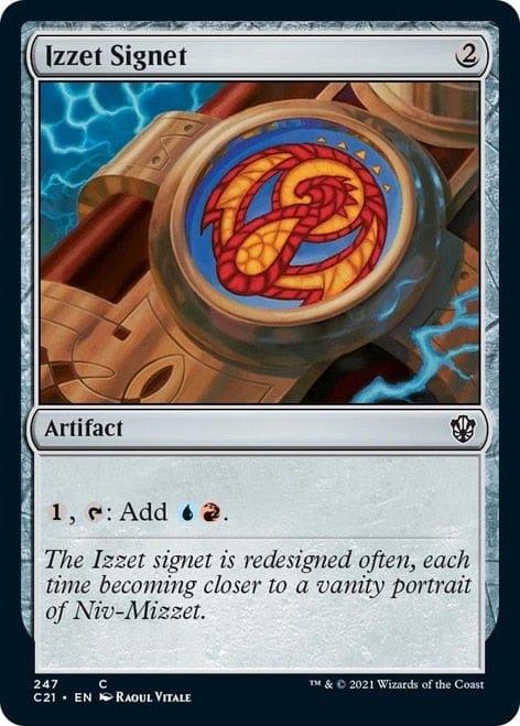 Magic: The Gathering MTG Single Izzet Signet [Commander 2021]