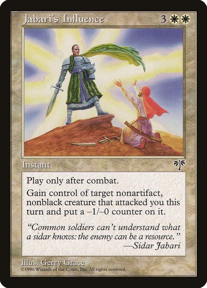 Magic: The Gathering MTG Single Jabari's Influence [Mirage]