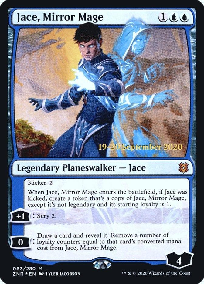 Magic: The Gathering MTG Single Jace, Mirror Mage [Zendikar Rising Prerelease Promos]