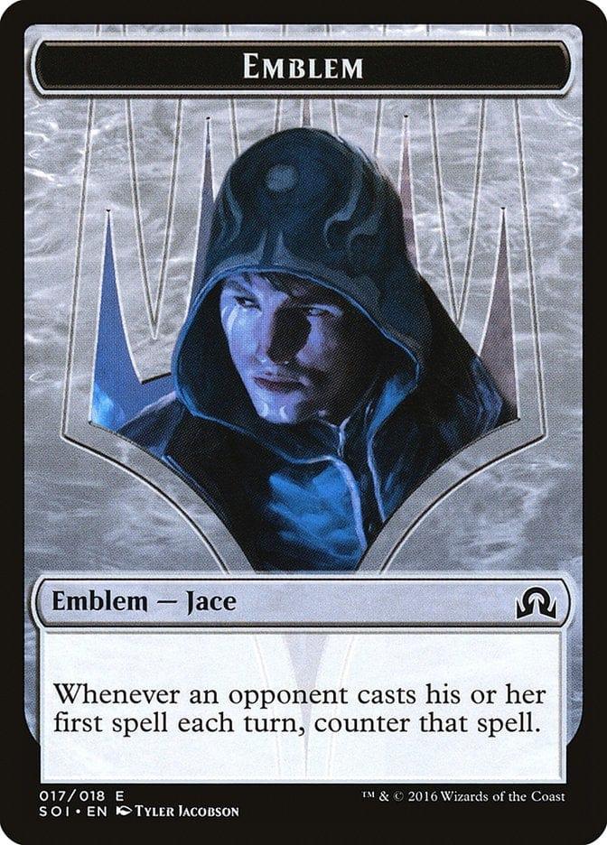 Magic: The Gathering MTG Single Jace, Unraveler of Secrets Emblem [Shadows over Innistrad Tokens]