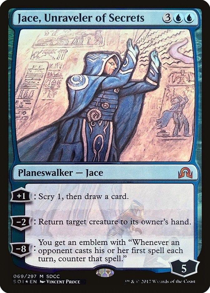 Magic: The Gathering MTG Single Jace, Unraveler of Secrets [San Diego Comic-Con 2017]