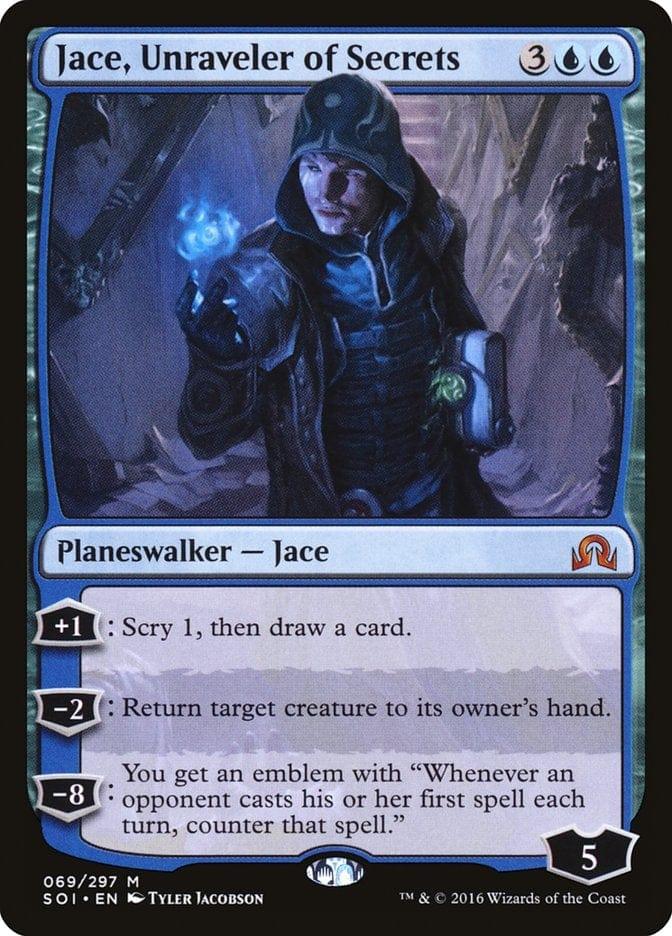 Magic: The Gathering MTG Single Jace, Unraveler of Secrets [Shadows over Innistrad]
