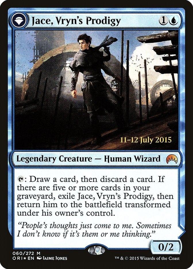 Magic: The Gathering MTG Single Jace, Vryn's Prodigy // Jace, Telepath Unbound [Magic Origins Prerelease Promos]
