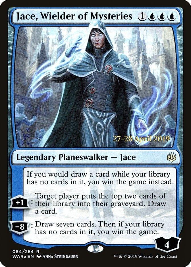 Magic: The Gathering MTG Single Jace, Wielder of Mysteries  [War of the Spark Prerelease Promos]