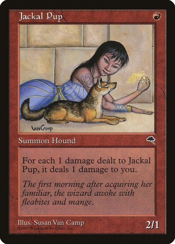 Magic: The Gathering MTG Single Jackal Pup [Tempest]
