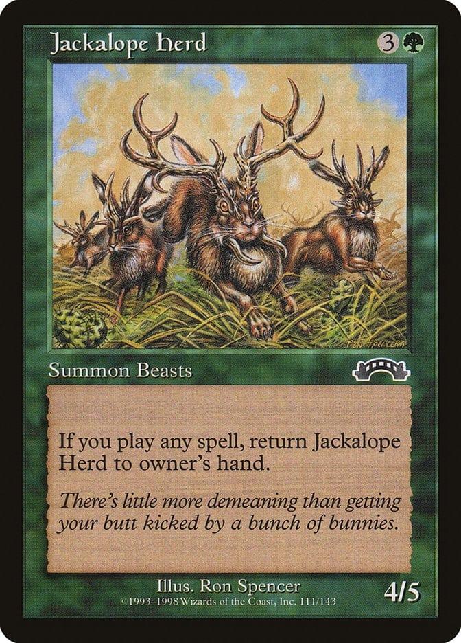 Magic: The Gathering MTG Single Jackalope Herd [Exodus]