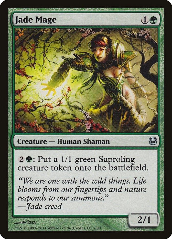 Magic: The Gathering MTG Single Jade Mage [Duel Decks: Ajani vs. Nicol Bolas]